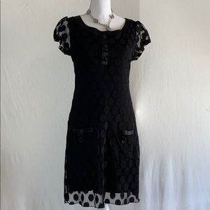 EnFocus Studio Black Dress with cap sleeves in 8.